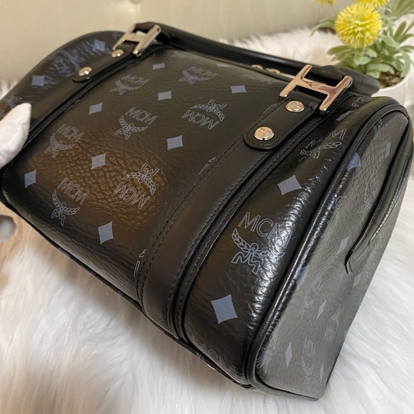 MCM Visetos Boston Bag - Picture 12 of 15